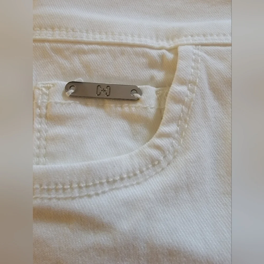 White Elastic Waist Pull-On‎ Skinny pants XL